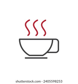espresso icon. sign for mobile concept and web design. outline vector icon. symbol, logo illustration. vector graphics.