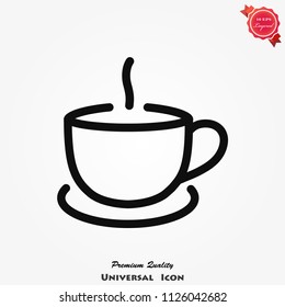 Espresso icon, vector Illustration