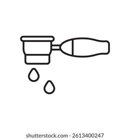espresso icon with white background vector stock illustration