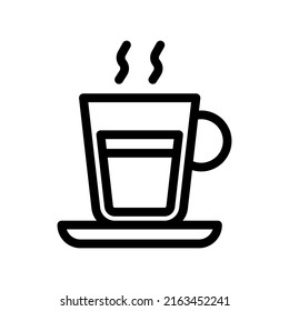 espresso line icon illustration vector graphic