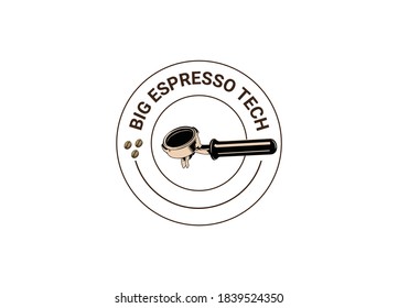 Espresso Logo or Icon Design Vector Image Template