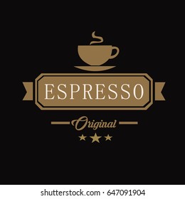 ESPRESSO LOGO TEMPLATE IS GOOD FOR PRODUCT COFFEE, COFFEE SHOP, AND ANY OTHER BUSINESS RELATED TO COFFEE 