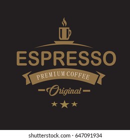 ESPRESSO LOGO TEMPLATE IS GOOD FOR PRODUCT COFFEE, COFFEE SHOP, AND ANY OTHER BUSINESS RELATED TO COFFEE 