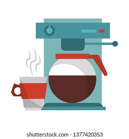 Espresso machine with coffee pot