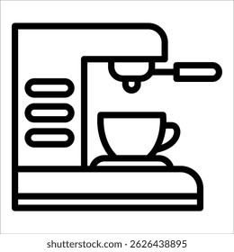 Espresso Machine Icon Element For Design