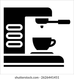 Espresso Machine Icon Element For Design
