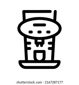 espresso machine icon or logo isolated sign symbol vector illustration - high quality black style vector icons
