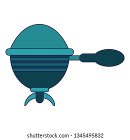 Espresso machone portafilter symbol blue lines