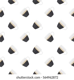 Espresso seamless pattern. Can be used for wallpapers, posters, wrapping paper.