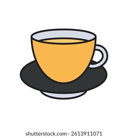 espresso shot icon with white background vector stock illustration