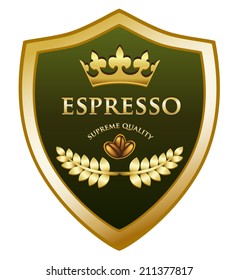 Espresso Supreme Quality Emblem