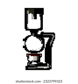 espresso syphon coffee maker game pixel art retro vector. bit espresso syphon coffee maker. old vintage illustration