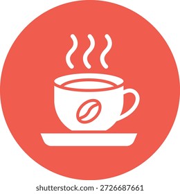 Espresso-Vektorsymbol-Entwurfsgrafik