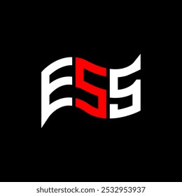 ESS logo design, ESS simple and modern logo. ESS luxurious alphabet design  