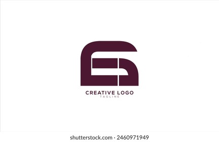 ESS SE ES Abstract initial monogram letter alphabet logo design