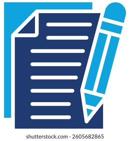 Essay Icon Element For Design