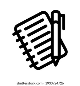 essay icon or logo isolated sign symbol vector illustration - high quality black style vector icons
