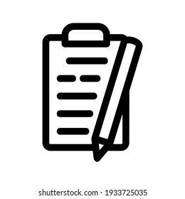 essay icon or logo isolated sign symbol vector illustration - high quality black style vector icons

