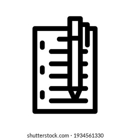 essay icon or logo isolated sign symbol vector illustration - high quality black style vector icons
