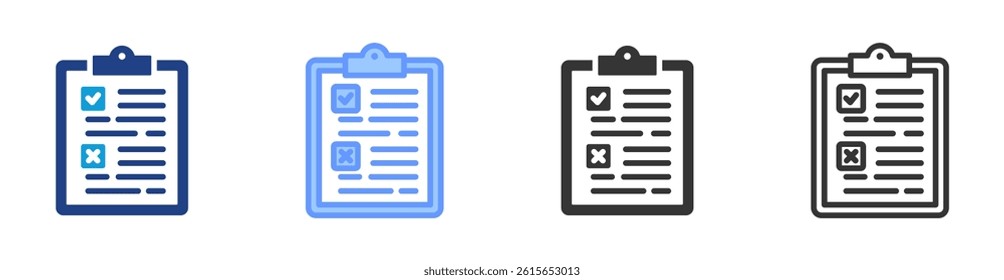 Essay Questions icon set multiple style collection