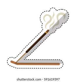 Essence candle isolated icon