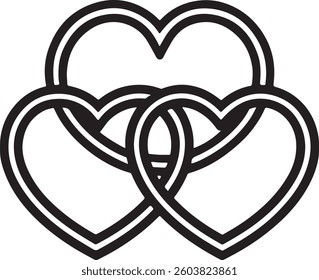 Essence of Love Black Line And Fill Vector Icon