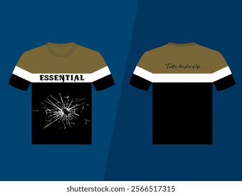 Essential Abstract Vector T-Shirt Design