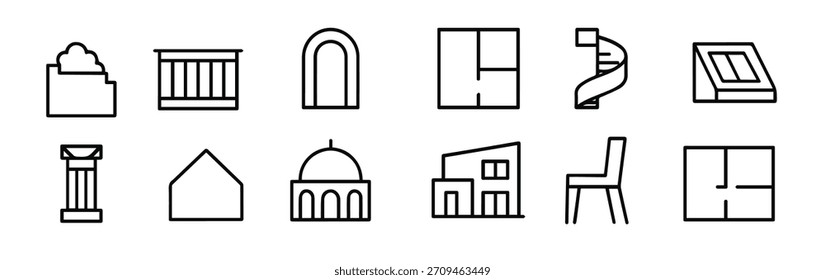 componentes arquitetônicos essenciais e projeto de interiores
