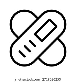 Essential Bandage icon set for first aid, wound care, healthcare apps, and medical UI
