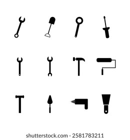 Essential Construction Tools Icons for Your Project
