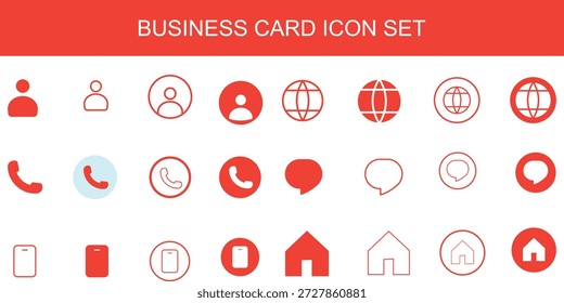  Essential contact icon set in vector file