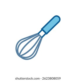 An essential culinary icon representing a whisk, vital for mixing ingredients.