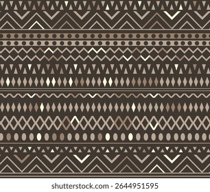 Essential dark base Geometry tribal seamless vector pattern, Organic geo seamless pattern ideas for backdrop, textile, home decor, template, brochure, men shirting. wall paper, gift wrapping. 