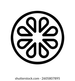 An essential design element showcasing the subject lemon