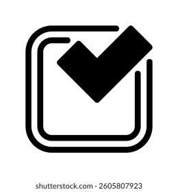 An essential design element showcasing the subject check mark