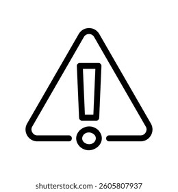 An essential design element showcasing the subject warning sign