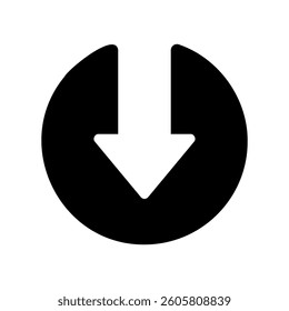 An essential design element showcasing the subject download button