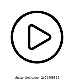 An essential design element showcasing the subject play button