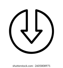 An essential design element showcasing the subject download button