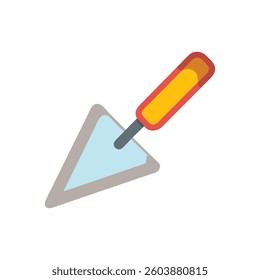 An essential design icon for grout trowels used in construction.