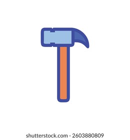 An essential design icon representing hammers used in construction.