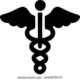 Essential Elements of Health Service System Logo Design.