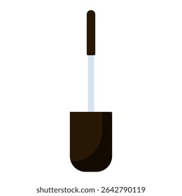 Essential gardening tool for planting in rich soil at community garden in spring