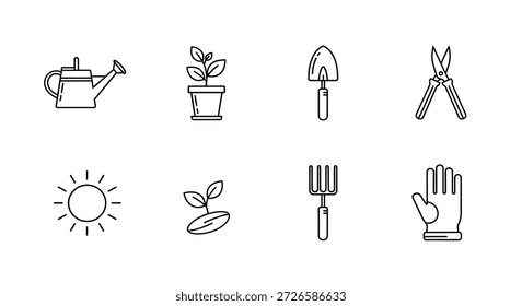 Ferramentas e elementos essenciais de jardinagem