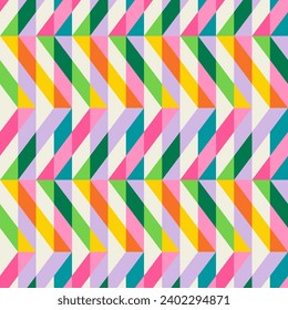 Essential geometric printable seamless pattern with abstract Minimal elegant line form stroke shapes in vibrant colors. Modern simple background in minimalist mid century style vector wall art