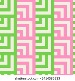 Essential geometric printable seamless pattern with abstract Minimal elegant line form stroke shapes in vibrant colors. Modern simple background in minimalist mid century style vector wall art