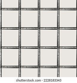 Essential geometric seamless vector pattern. Neutral geometry useful repeating pattern for packaging and backgrounds. 