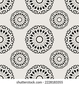 Essential geometric seamless vector pattern. Neutral geometry useful repeating pattern for packaging and backgrounds. 