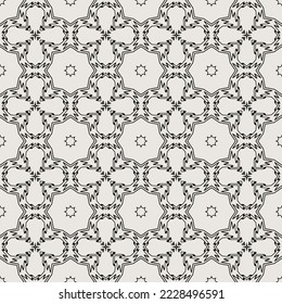 Essential geometric seamless vector pattern. Neutral geometry useful repeating pattern for packaging and backgrounds. 