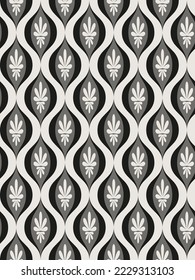 Essential geometric seamless vector pattern. Neutral and timeless abstract repeating pattern for packaging and backgrounds.